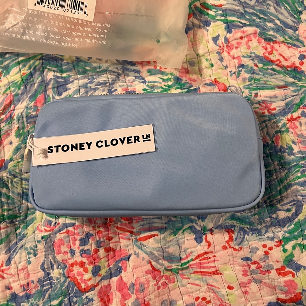 Stoney Clover Lane Classic Small Pouch Periwinkle